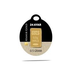 0.5 gr 24 Ayar Külçe Altın
