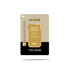 100 gr 24 Ayar Külçe Altın